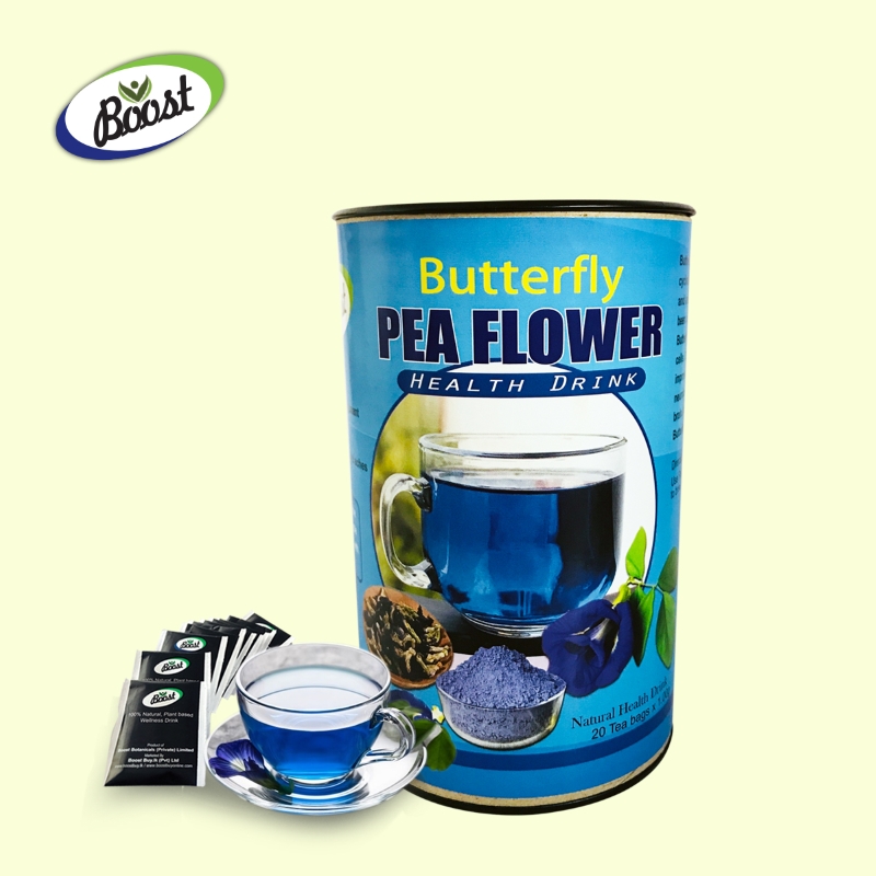 Natural Butterfly Pea Flower 100% – Clitoria Ternatea Herbal Tea 20 Bags –